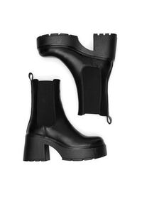 DeeZee Botki HY6085-2 Czarny. Kolor: czarny. Materiał: skóra #2