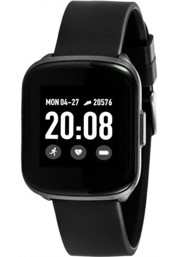 Smartwatch Rubicon KW03 Czarny (RNCE38BIBX03AX). Rodzaj zegarka: smartwatch. Kolor: czarny