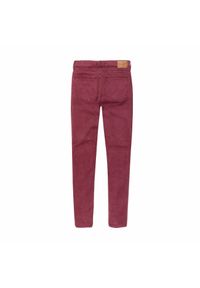 Wrangler - WRANGLER HIGH RISE SKINNY DAMSKIE SPODNIE SZTRUKSOWE SZTRUKS AMARANTH W27HWLP36. Materiał: sztruks