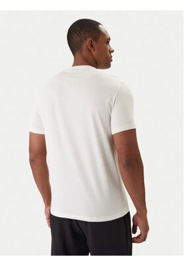 Armani Exchange T-Shirt XM002471 AF10356 U1074 Écru Slim Fit. Kolor: kremowy. Materiał: bawełna