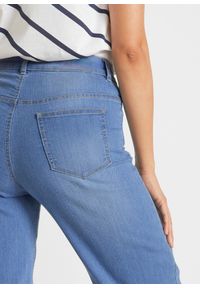 bonprix - Jeansy 7/8, wide fit. Kolor: niebieski #3