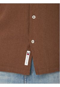 Tommy Jeans Koszula DM0DM23058 Brązowy Regular Fit. Kolor: brązowy. Materiał: bawełna #4