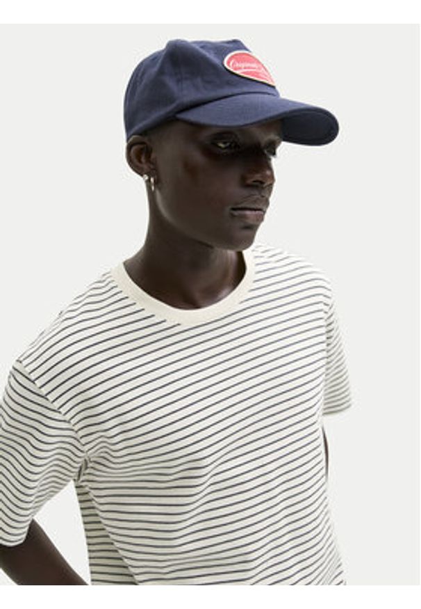 Jack & Jones T-Shirt Dover 12288015 Écru Relaxed Fit. Materiał: bawełna