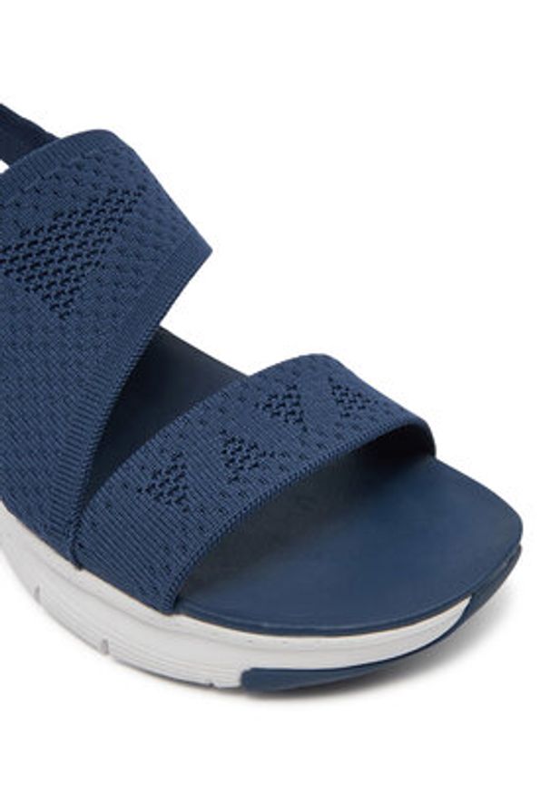 skechers - Skechers Sandały Arch Fit-Brightest Day 119458/NVY Granatowy. Kolor: niebieski. Materiał: materiał
