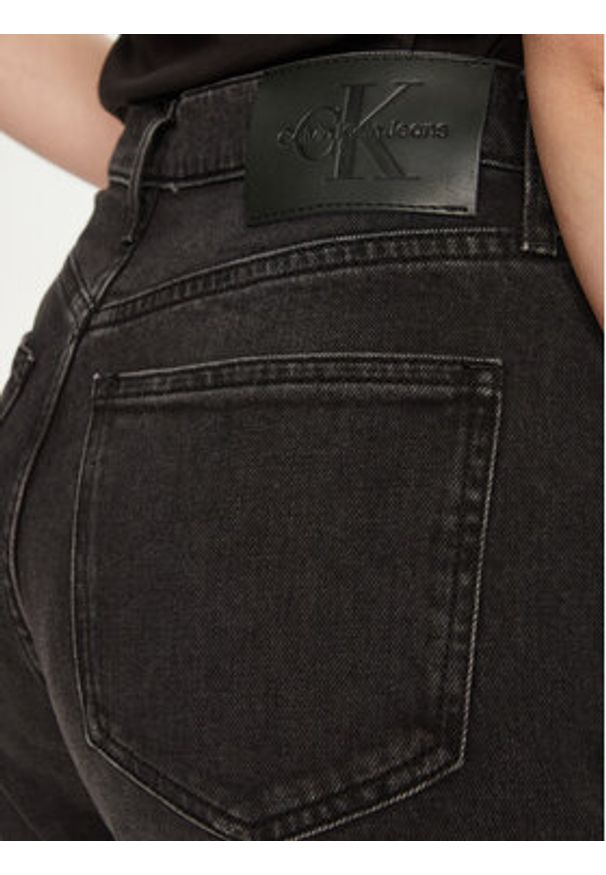 Calvin Klein Jeans Jeansy Authentic J20J225013 Czarny Straight Fit. Kolor: czarny