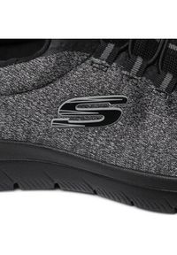 skechers - Skechers Sneakersy Forton 52813/BBK Szary. Kolor: szary. Materiał: materiał #6