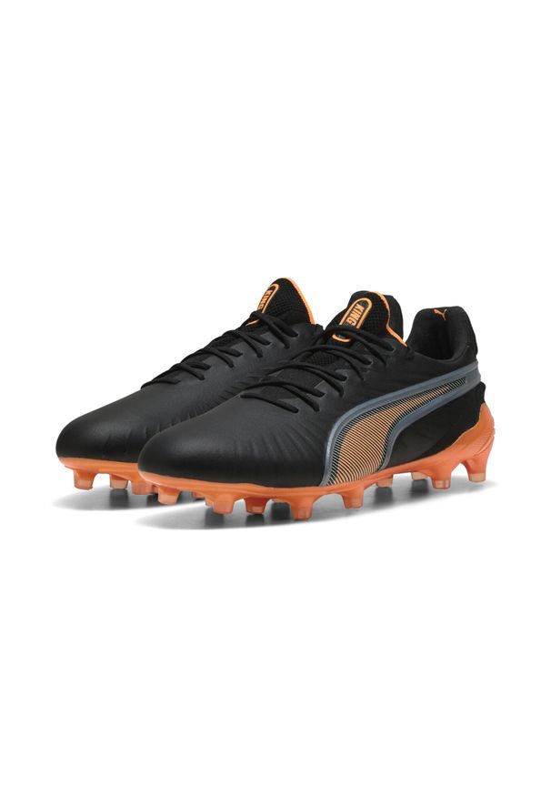 Puma - Buty piłkarskie unisex KING ULTIMATE FG/AG PUMA. Kolor: czarny, żółty, pomarańczowy, szary, wielokolorowy. Sport: piłka nożna