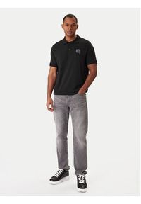 Karl Lagerfeld - KARL LAGERFELD Polo 745022 561235 Czarny Regular Fit. Typ kołnierza: polo. Kolor: czarny. Materiał: bawełna #3