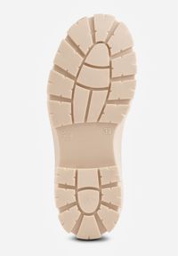 Born2be - Beżowe Kalosze o Fasonie Sztybletów z Antypoślizgową Podeszwą Uemaeno. Okazja: na co dzień. Kolor: beżowy. Materiał: jeans. Styl: casual, klasyczny #5