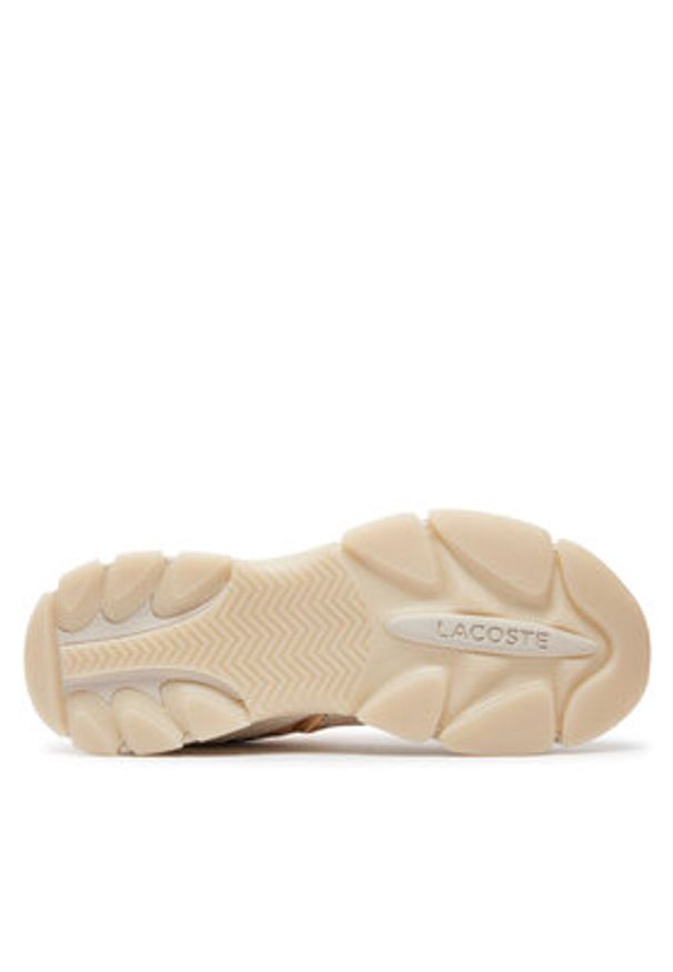 Lacoste Sneakersy 7-48SMA0057 Écru. Materiał: materiał