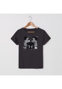 House - Koszulka z cekinami Mickey Mouse - Czarny. Kolor: czarny. Wzór: motyw z bajki #1