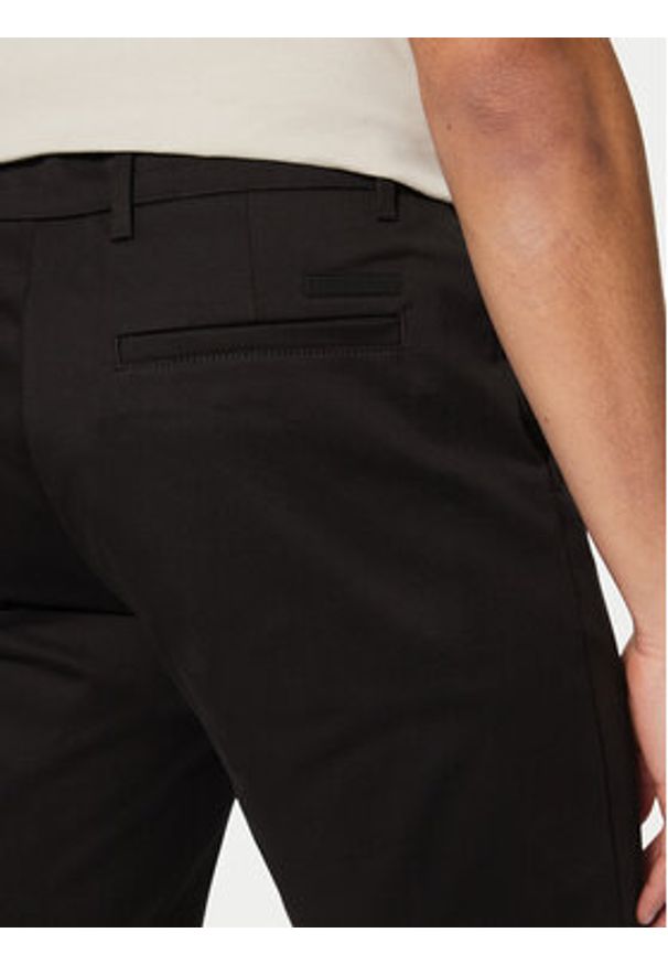 Calvin Klein Szorty materiałowe K10K114071 Czarny Slim Fit. Kolor: czarny. Materiał: bawełna