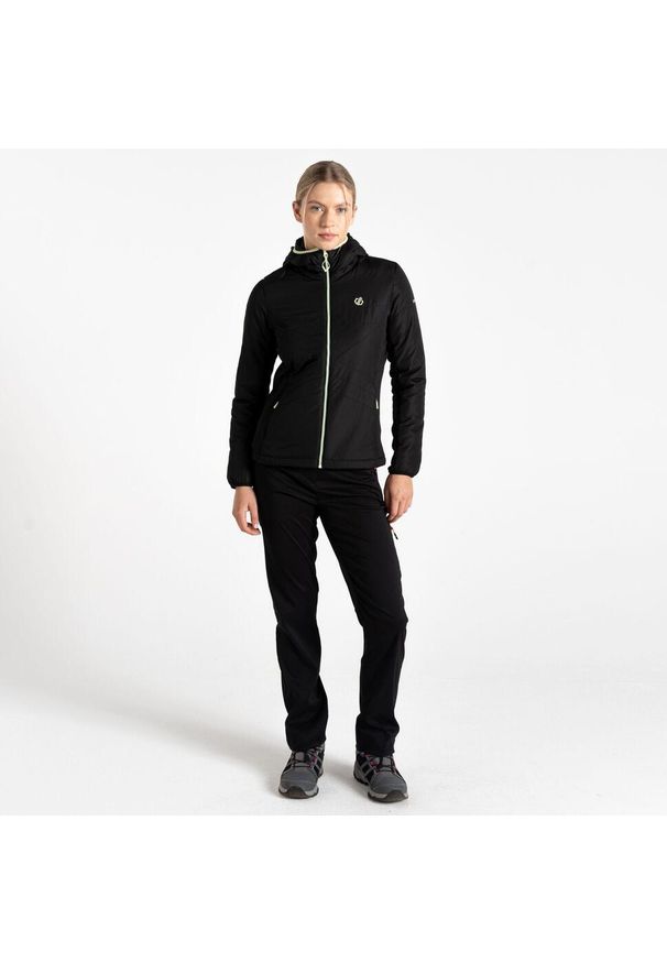 DARE 2B - Kurtka turystyczna ocieplana damska Mountain Series Lite. Kolor: czarny. Materiał: puch, materiał. Wzór: kratka. Sport: turystyka piesza