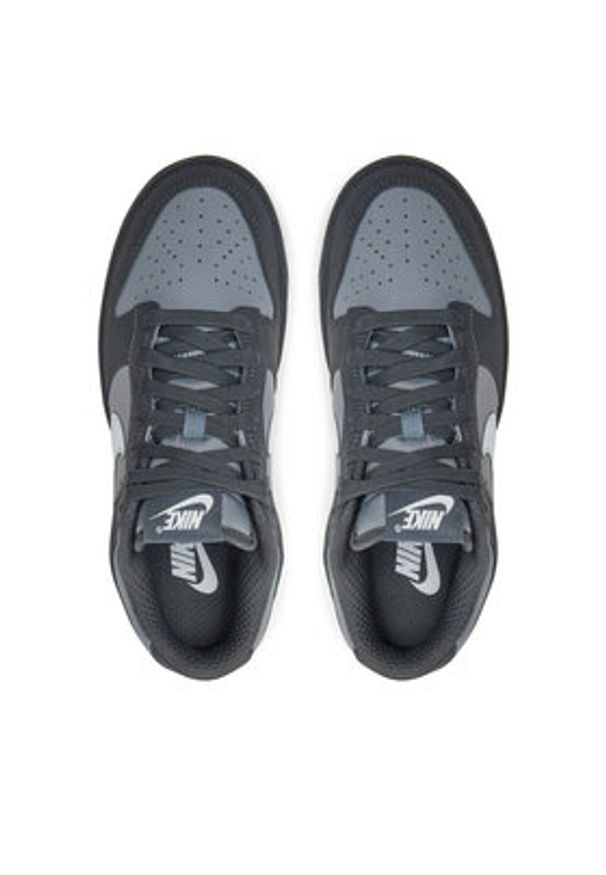 Nike Sneakersy Dunk Low FV0384 001 Czarny. Kolor: czarny. Materiał: skóra