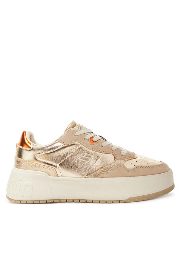 Sneakersy D.Franklin. Kolor: złoty