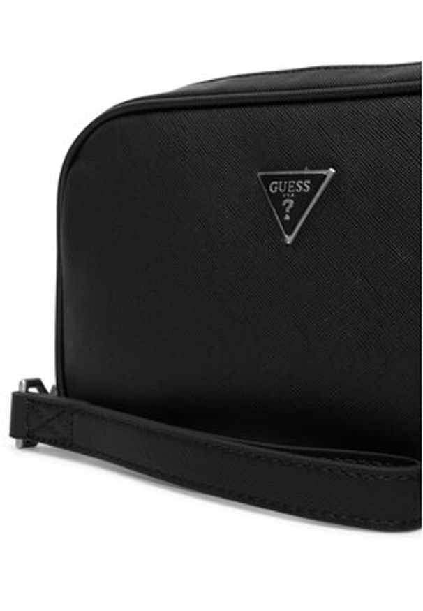 Guess Saszetka HMMISA P6150 Czarny. Kolor: czarny. Materiał: skóra