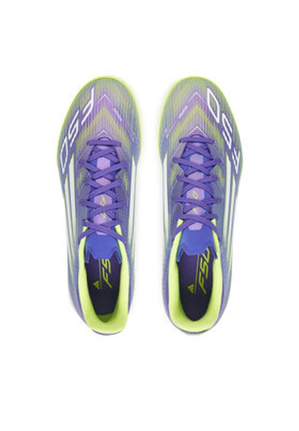 Adidas - adidas Buty do piłki nożnej F50 League JH7724 Fioletowy. Kolor: fioletowy. Materiał: materiał