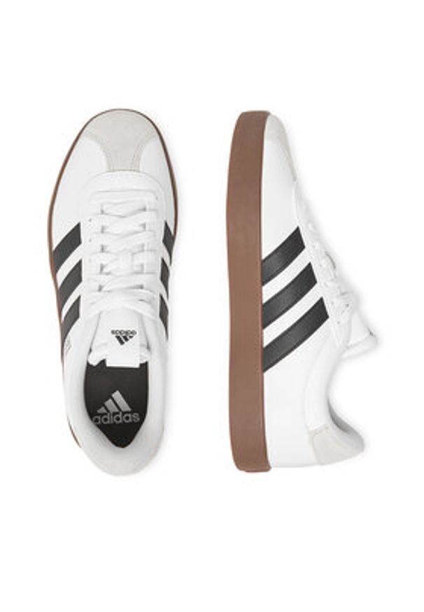 Adidas - adidas Sneakersy VL COURT 3.0 ID8797 Biały. Kolor: biały. Materiał: skóra