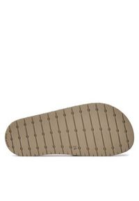 Emporio Armani Klapki XVPS09 XN998 D417 Beżowy. Kolor: beżowy. Materiał: skóra