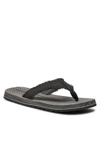 skechers - Skechers Japonki Tantric-Fritz 205098/BLK Czarny. Kolor: czarny. Materiał: materiał #3