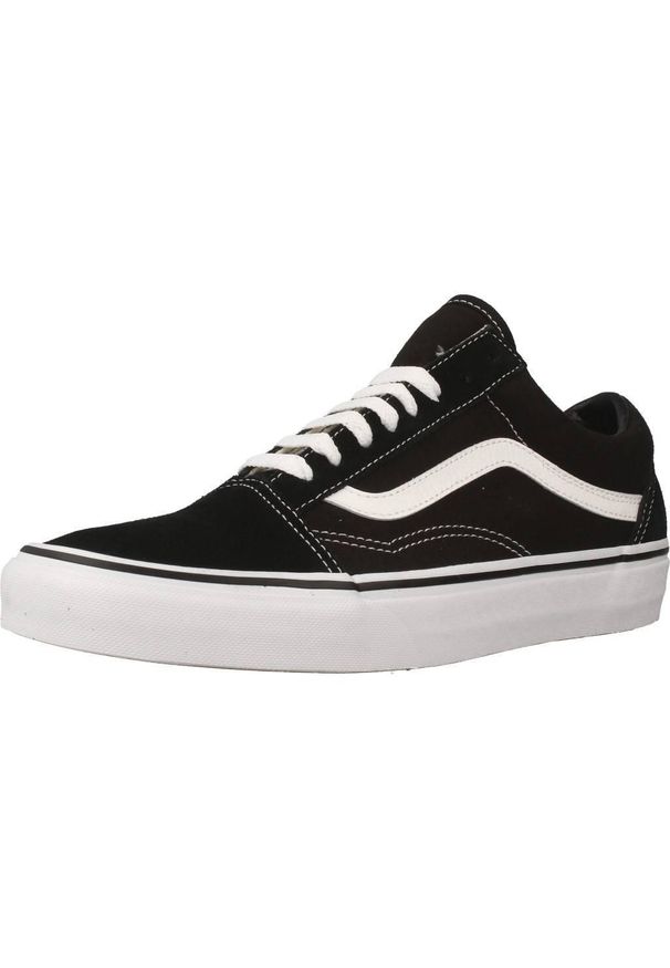 Buty Dorosły Vans Old Skool Low czarny. Kolor: czarny. Materiał: tkanina. Model: Vans Old Skool. Sport: skateboard