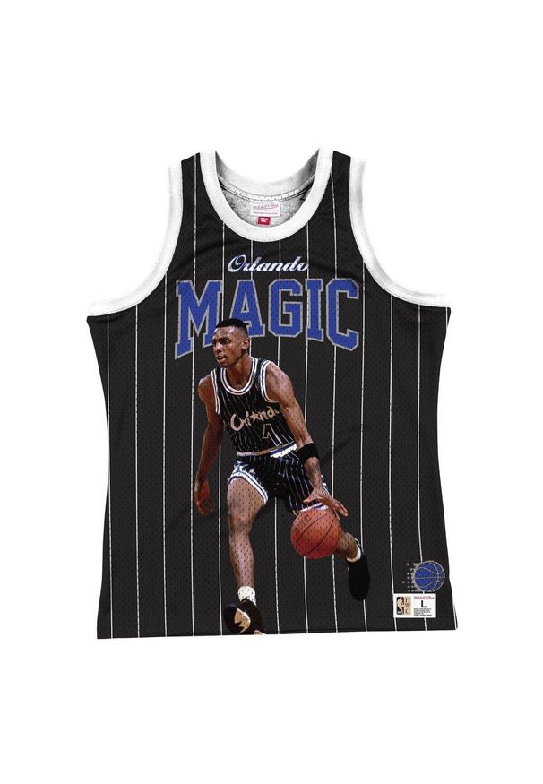 Koszulka bezrękawnik Mitchell & Ness NBA Orlando Magic Penny Hardaway. Kolor: czarny. Długość rękawa: bez rękawów. Sport: koszykówka