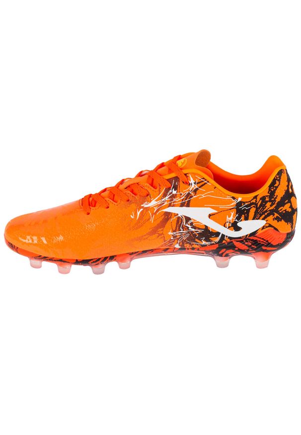 Joma - Buty piłkarskie korki męskie, Super Copa 24 SUPS FG. Kolor: pomarańczowy. Materiał: materiał, syntetyk. Sport: piłka nożna