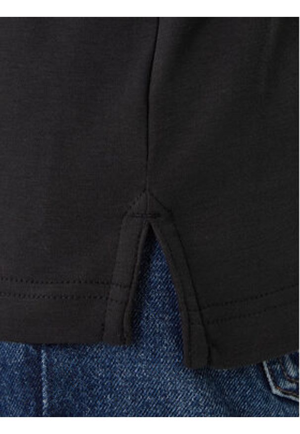 TOMMY HILFIGER - Tommy Hilfiger Polo MW0MW41613 Czarny Regular Fit. Typ kołnierza: polo. Kolor: czarny. Materiał: bawełna