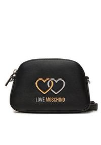 Love Moschino - LOVE MOSCHINO Torebka JC4077PP1LL1000A Czarny. Kolor: czarny. Materiał: skórzane