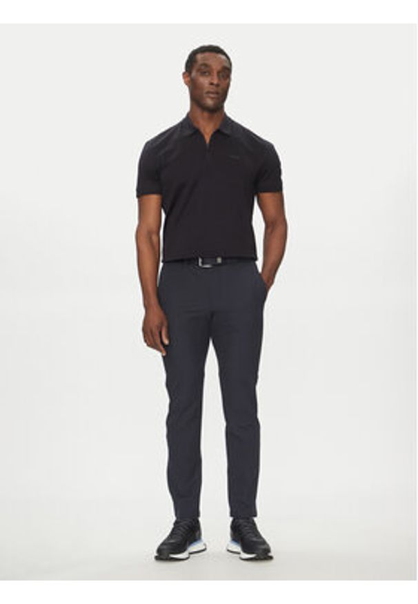 BOSS Polo Philix Pima 50538177 Granatowy Regular Fit. Typ kołnierza: polo. Kolor: niebieski. Materiał: bawełna