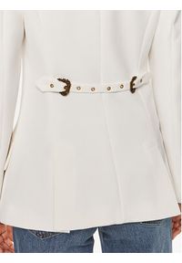 Versace Jeans Couture Marynarka 76HAQ702 Biały Slim Fit. Kolor: biały. Materiał: syntetyk