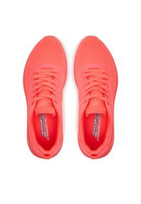 skechers - Skechers Sneakersy Bobs Squad Chaos-Cool Rythms 117216/NCOR Koralowy. Kolor: pomarańczowy. Materiał: materiał #6
