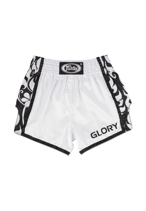 FAIRTEX - Spodenki Muay Thai Fairtex BSG3 Glory Białe/Czarne M. Kolor: biały