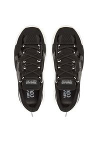 Versace Jeans Couture Sneakersy 78YA3SI8 Czarny. Kolor: czarny. Materiał: skóra #5