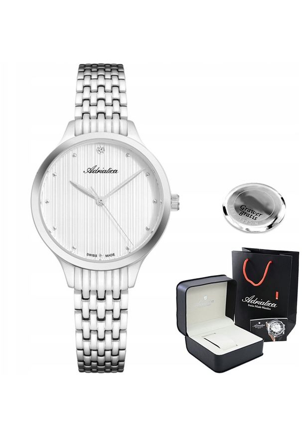 Zegarek Adriatica Zegarek damski ASTA-z GRAWEREM