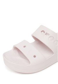 Crocs Klapki BAYA PLATFORM SANDAL 208188-6PI Różowy. Kolor: różowy. Obcas: na platformie #4