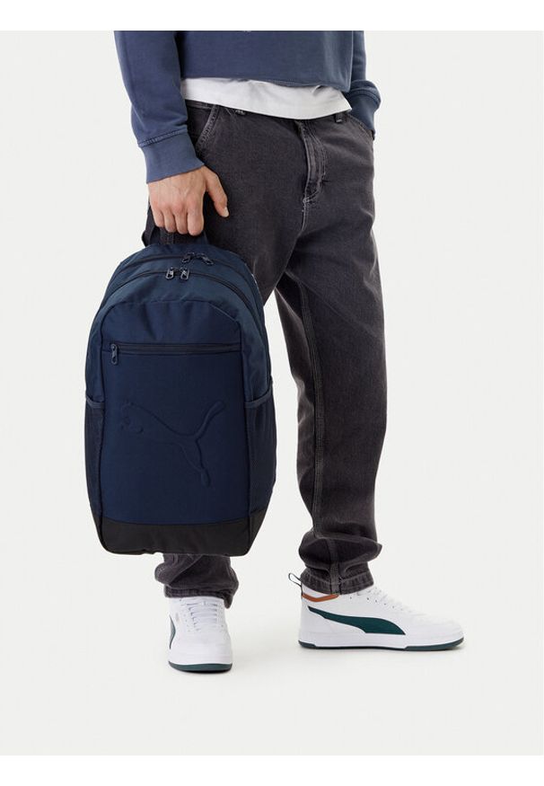 Puma Plecak BUZZ BACKPACK 9115303 Granatowy. Kolor: niebieski. Materiał: materiał