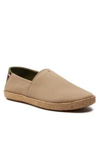 TOMMY HILFIGER - Tommy Hilfiger Espadryle Hilfiger Espadrille Core Textile FM0FM04981 Beżowy. Kolor: beżowy #2