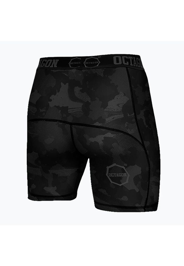 OCTAGON - Spodenki kompresyjne męskie Octagon Camo Night. Kolor: czarny