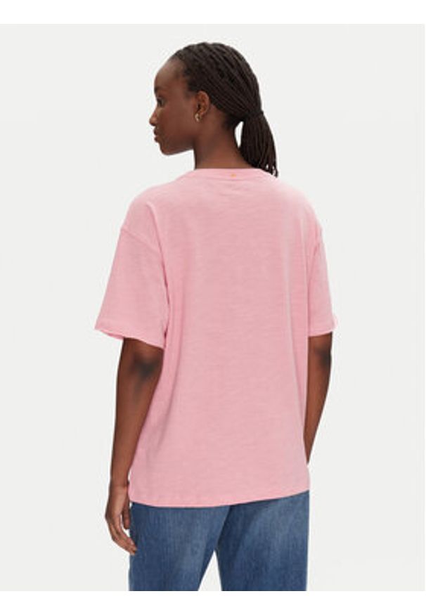 BOSS T-Shirt C_Eband_4 50540433 Różowy Relaxed Fit. Kolor: różowy. Materiał: bawełna