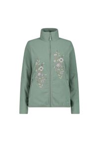 Bluza damska turystyczna CMP 34H0446. Kolor: zielony. Materiał: polar. Sport: turystyka piesza #1