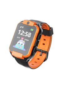 Smartwatch Active Band LT35E Czarno-pomarańczowy. Rodzaj zegarka: smartwatch. Kolor: wielokolorowy, pomarańczowy, czarny