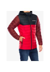 columbia - Kurtka ocieplana męska Columbia Powder Lite II Hooded Jacket. Kolor: czerwony