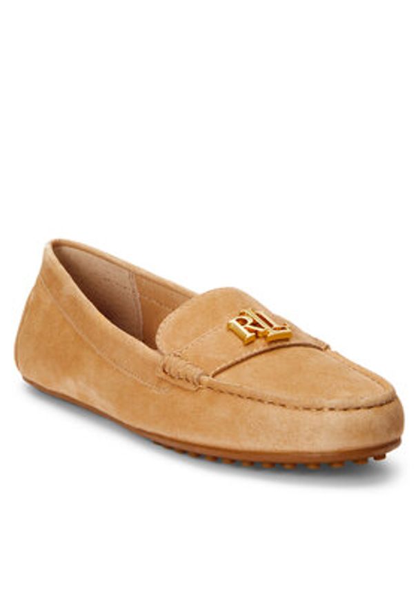Lauren Ralph Lauren - LAUREN RALPH LAUREN Mokasyny Barnsbury 802821629026 Brązowy. Kolor: brązowy. Materiał: zamsz, skóra