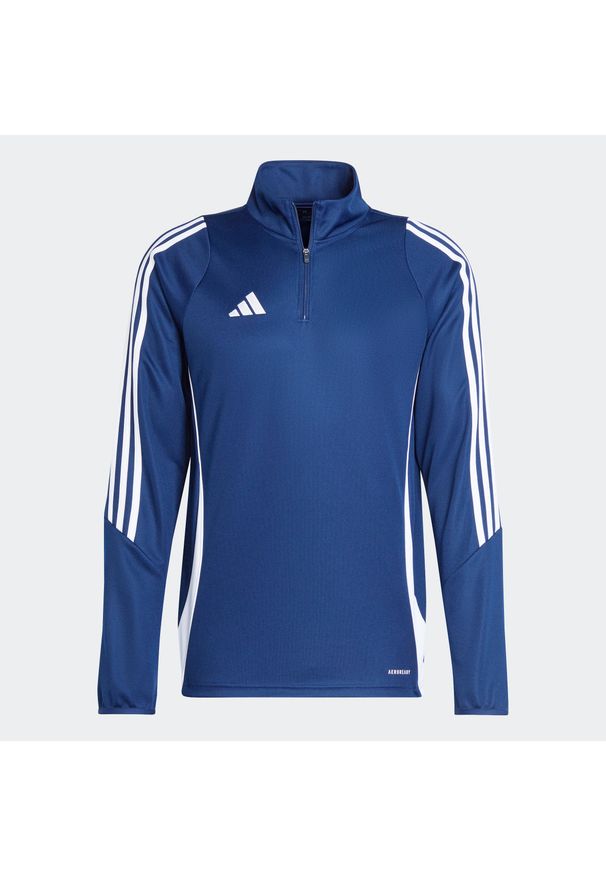 Adidas - Bluza treningowa do piłki nożnej ADIDAS Tiro 24. Kolor: niebieski, biały, wielokolorowy. Sport: fitness