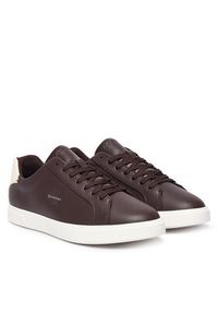 Calvin Klein Sneakersy Low Prof Cupsole Lth HM0HM02123 Bordowy. Kolor: czerwony. Materiał: skóra #3