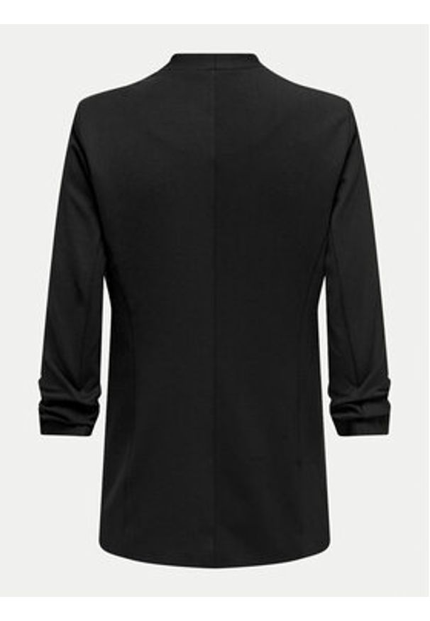 only - ONLY Marynarka Poptrash 15324620 Czarny Loose Fit. Kolor: czarny. Materiał: syntetyk
