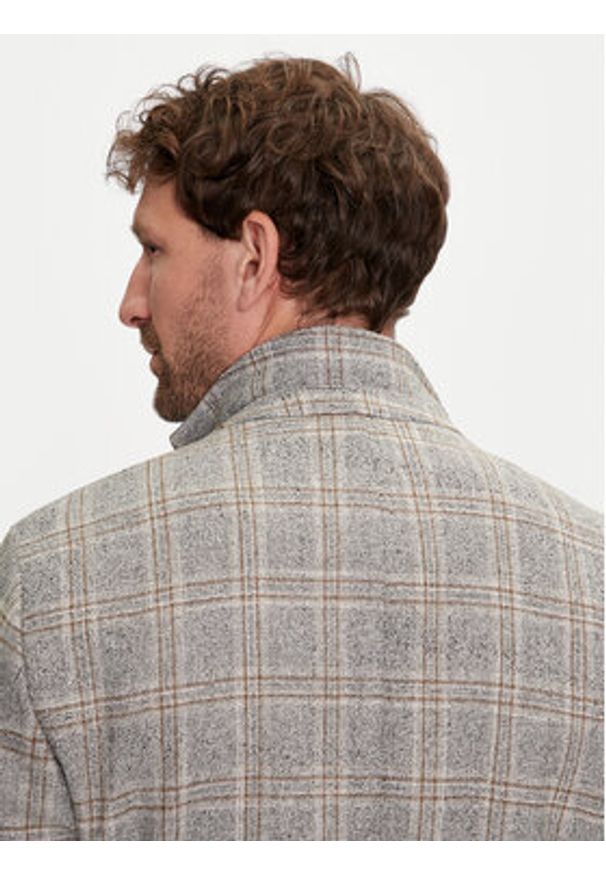 JOOP! Marynarka 17 JB-47Hoverest 30042862 Szary Slim Fit. Kolor: szary. Materiał: bawełna