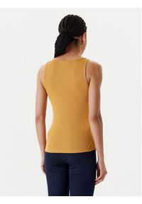 Morgan Top 251-DIDONI Żółty Slim Fit. Kolor: żółty. Materiał: wiskoza #4