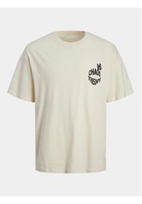 Jack & Jones - Jack&Jones T-Shirt Jorfrutti 12256926 Écru Wide Fit. Materiał: bawełna #8
